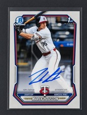 Marek Houston 2026 Bowman Chrome Prospects Base Auto 1st Twins CPA-MHO 