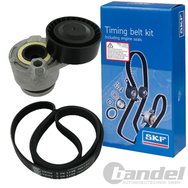 SKF KEILRIPPENRIEMEN-SATZ Passend FüR Renault Clio Grand Kangoo Megane Modus-image