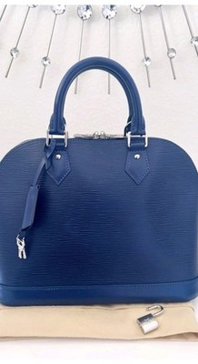 AUTHENTIC LOUIS VUITTON Epi Leather Alma PM Satchel/Bag - EXCELLENT Condition