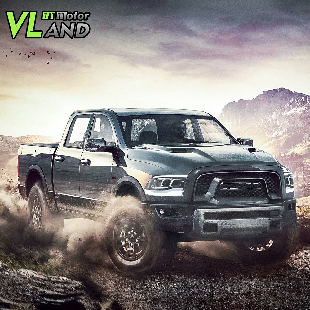 FULL LED Headlight For 2009-2018 Dodge Ram 1500 2500 3500 Pickup Truck Animation