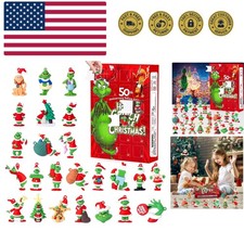 Christmas Advent Calendar 2025, 24 Day Countdown Calendar with 24 Pcs Doll Co...
