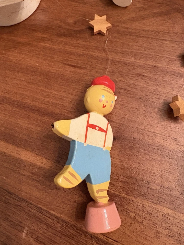 Móvil de circo de madera vintage de Irmi Foto 4 de 4