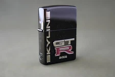 Zippo Skyline GT R R32 BK Lighter Brass Metal Made in USA New