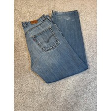 Levis 501 Mens Jeans 36x36 Medium Wash Button Fly Straight Leg Made in USA Denim