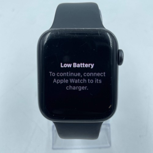 GPS Only Apple Watch Series 1 44MM Black Aluminum Black Sport Band - Picture 3 of 4