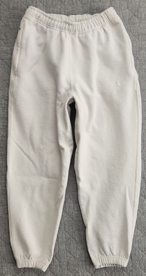 Nike Solo Swoosh Fleece Jogger Pant Phantom White Heavyweight; Men's Small