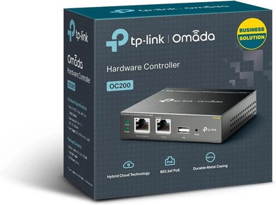 TP-Link OC200 Omada Cloud PoE Controller Real-time Monitoring USB Grau BRANDNEU