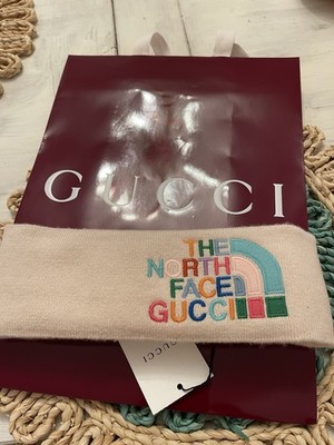 Original Gucci x The North Face Wool Stirnband/Haarband Limitiert Edition