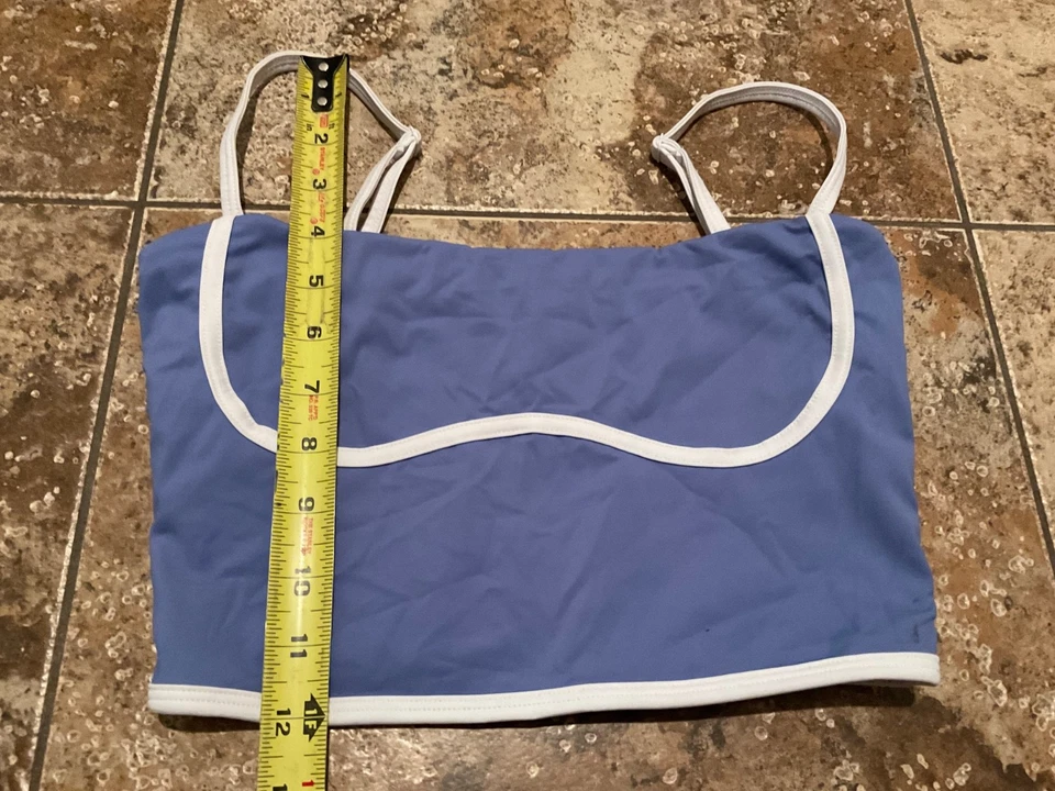 MOVE WITH YOU CROPPED WORKOUT BRA TOP ( SIZE S ) - Image 3 of 4