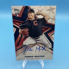 PARKER MESSICK 2026 Topps Series 1 AUTO RC Baseball Stars #BSA-PM Guardians 🔥