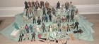 Huge Star Wars Fig Lot 54 + Star Wars Droid Factory,X-wing,cantina, G.i. Joe