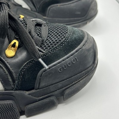 GUCCI Flashtrek Sega Chunky Sneaker Hiking Leather Black Sz 10.5 GUCCI Flashtrek Sega Chunky Sneaker Hiking Leather Black Sz  main image 3