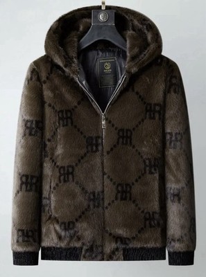 ジャケット・アウター luxurious fur zip wool jacket ジャケット・アウター luxurious fur zip wool jacket Men's Winter