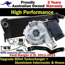 Billet Turbor&Intercooler+Hoses&Oil Feed Pipe For Ford Ranger 2.2L 2011-2015