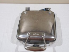 All-Clad Belgian Waffle Maker 4 Waffle Iron Electric Nonstick Stainless Tested