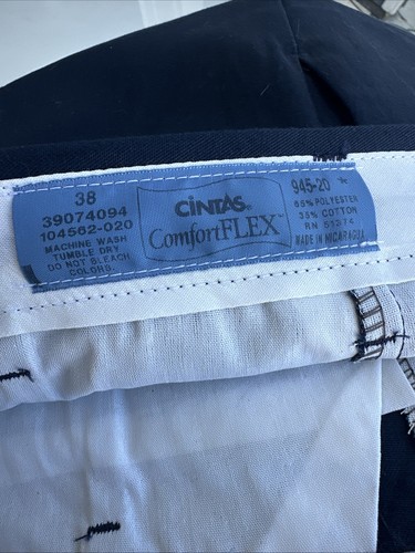 3 Stück Cintas Comfort Flex Arbeitshosen Größe 38x30 #945-20 sehr bequem - Bild 13 von 13