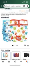 Wegreeco Washable Reusable Premium Dog Diapers(SIZE SAMLL)