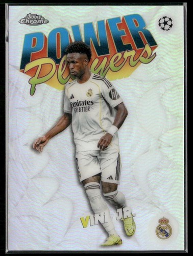 Vini Jr. #PP-14 2025 Topps Chrome UEFA Power Players card