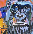 8x10”, Gorilla Papa, Acrylic/Canvas, Original,Signed, Handmade, COA — photo 6