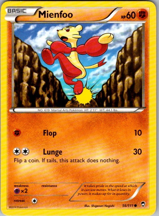 XY - Furious Fists #56/111 Mienfoo