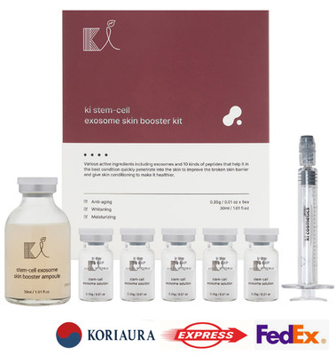 KI Exosome Skin Booster Ampoule Kit K-Beauty Hydrating Set PDRN EGF