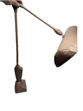 Vintage Mid Century Floating Fixture Desk Lamp Drafting Fluorescent Light Clamp