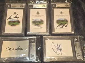 British Open Golf-3 Carnoustie Scorecards Gary Player,Lawrie,Harrington +2 index