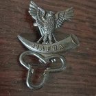 Biafra South Nigeria Army Beret Badge 1967 Officers Mercenaries II Eagle Horn