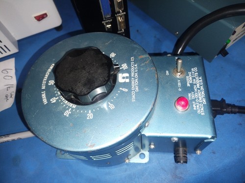 Staco Energy Products 3PN1510, Variable Autotransformer, 120V, 15A.