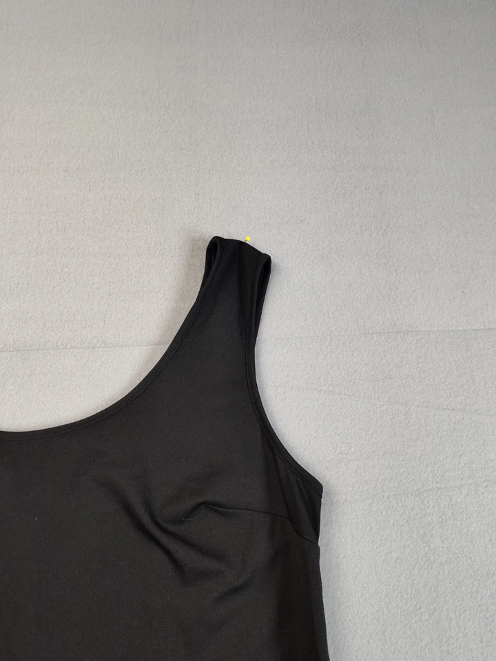 JS Collections Woman Tank Black 14W Crew Neck Sleeveless Workwear Blouse Top - Image 3 of 4