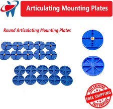 Dental Plastic Disposable Round Articulating Mounting System Plates Articulator
