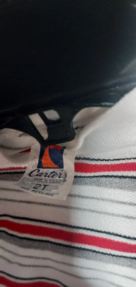 Vintage 70s/80s Carters Youth Size 2T Short Sleeve Made In U.S.A. - Image 3 of 3