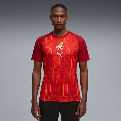 Men's Puma Crimson Ghana National Team 2026 Pre-Match Top | eBay