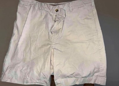 Lyle & Scott Men s Chino Shorts Size 36   Light Beige / Off-White