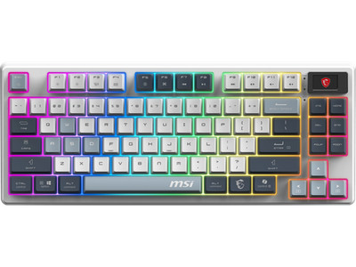 MSI Forge GK600 TKL Wireless Gaming Keyboard - Mechanical Linear Switches,