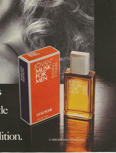 Vintage Print Ad Jovan Musk For Men - Morgan Fairchild - Jun 1986 - Bild 5 von 5