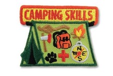 Girl Boy Cub Outdoor CAMPING SKILLS Fun Patches Crest Badge SCOUTS GUIDE Outdoor