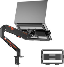 Laptop Mount for Desk 11.3"-17.3" , 360  Rotating Foldable Laptops Arm Mount wi