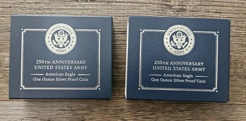 250th Anniversary United States Army American Eagle One Ounce Coin Privvy Proof