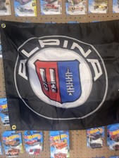 Garage Wall Decor Alpina Black Logo 2x8