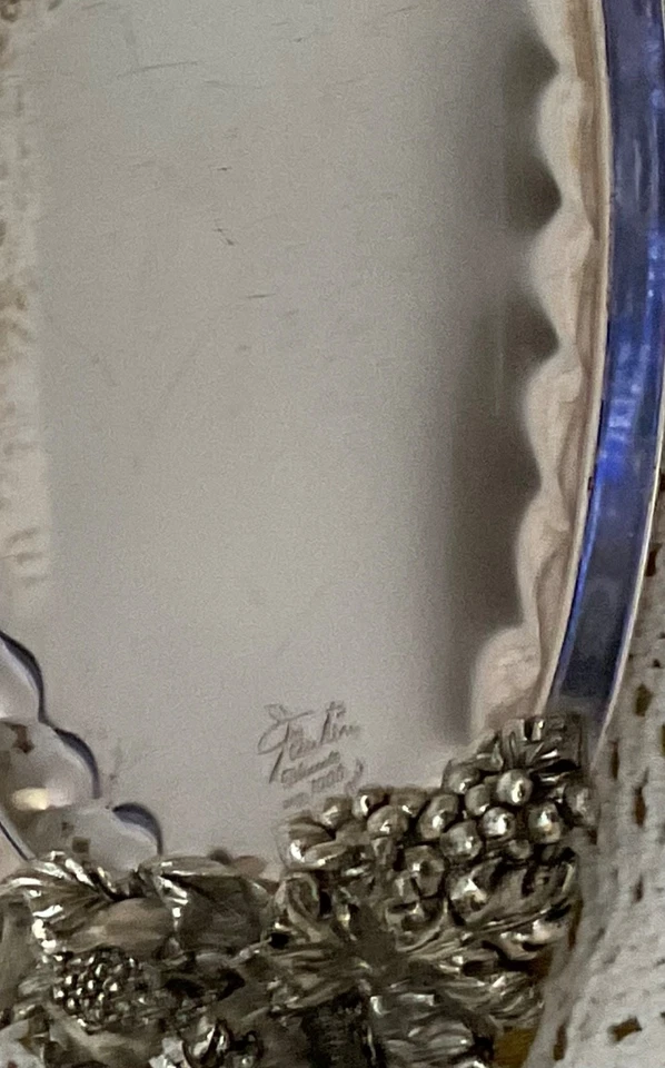 Vassoio placcato argento Fantin argenti vintage - Immagine 2 di 4
