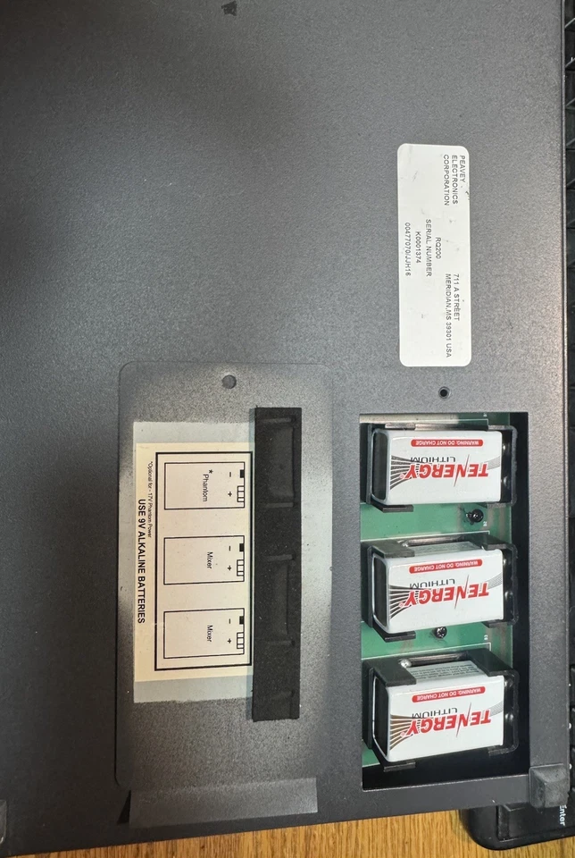 Peavey RQ200 Reference Quality 6-Channel Audio Mixer W/PSU And New Batteries - Image 2 of 3