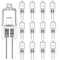 Halogen G4 12V 10W Leuchtmittel Dimmbar Warmweiß 2700K 12 StüCk Stiftsockellampe