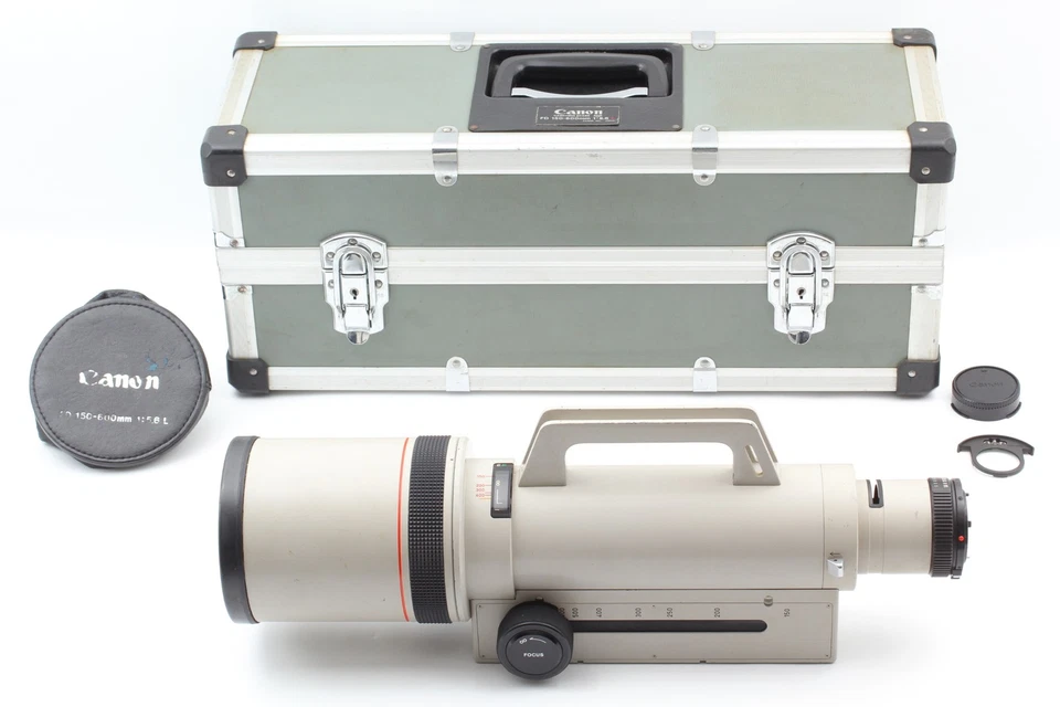 CLA'D [Casi COMO NUEVO] Canon Nuevo Lente Zoom FD NFD 150-600mm f5.6L MF de JAPÓN Foto 4 de 4