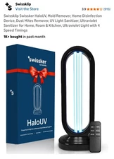 Swissklip +Swissker HaloUV/Mold Remover/Home Disinfection Device/Remote Control