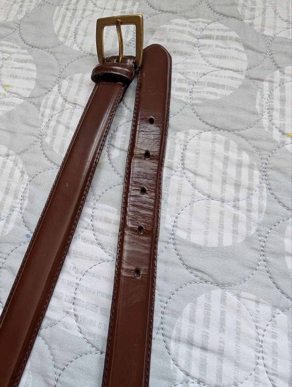 Vintage  Coach Women`s Leather Brown Belt Size 38 thumbnail 11