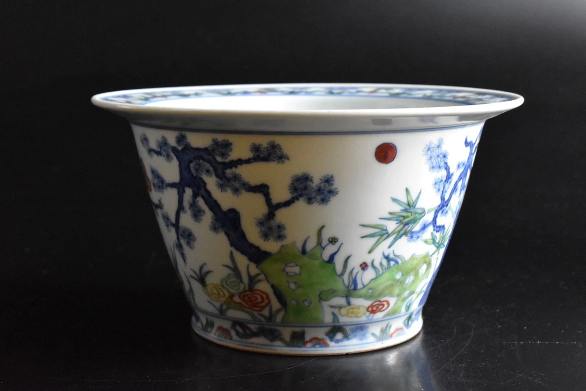 蓝色陶瓷中国古董香炉| eBay