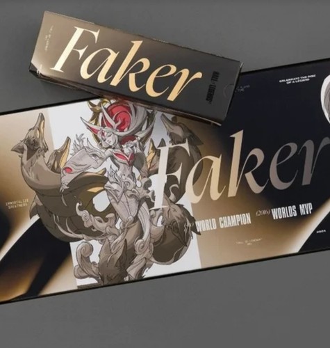 Alfombrilla ratón mousepad Faker league of Legends Hall of heroes