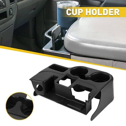 Fit For 2003-2012 Dodge Ram 1500 2500 3500 Center Console Cup Holder Black - Picture 2 of 14