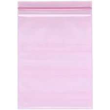 Plymor 6" x 8", 4 Mil Heavy Duty Anti-Static Zipper Reclosable Plastic Bags